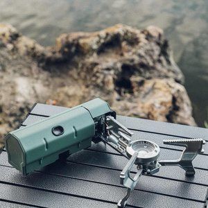 Foldable Camping Butane Stove with Storage Bag suitable for Picnic, Backpacking